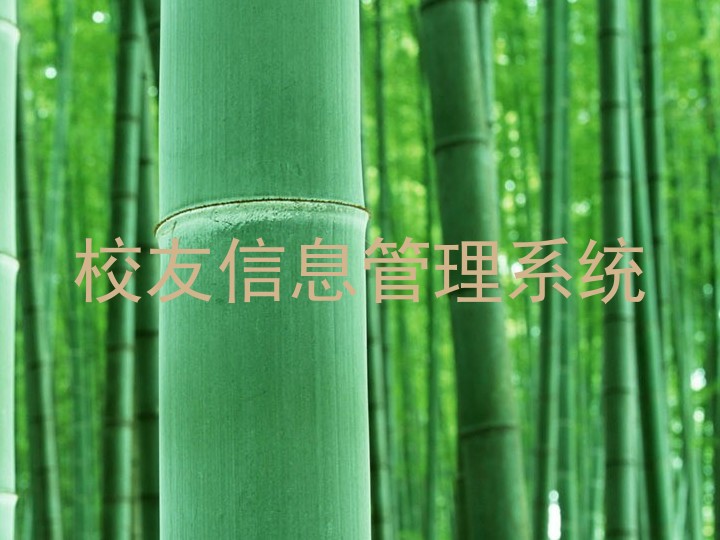 校友信息管理系统
