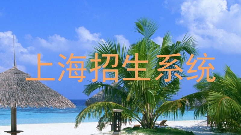 上海招生系统