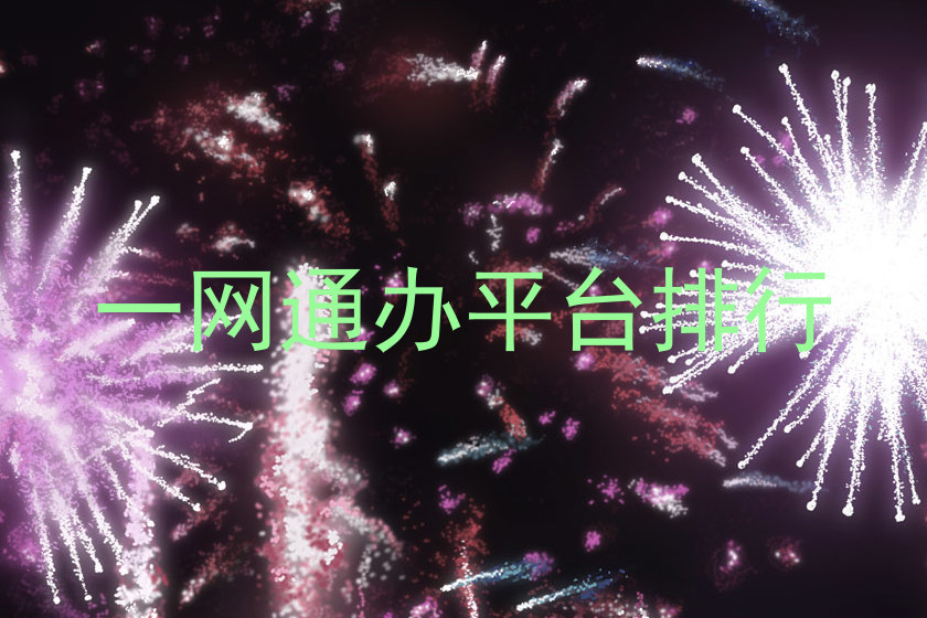 一网通办平台排行