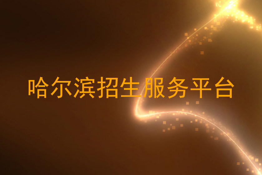 哈尔滨招生服务平台