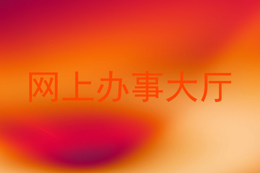 网上办事大厅