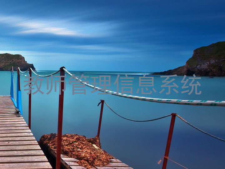教师管理信息系统