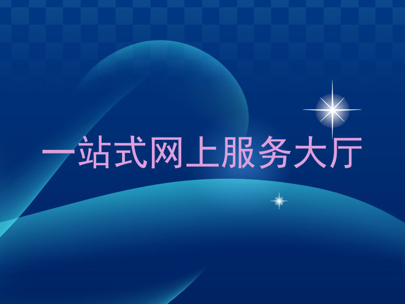一站式网上服务大厅