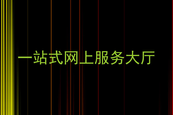一站式网上服务大厅