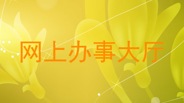 网上办事大厅
