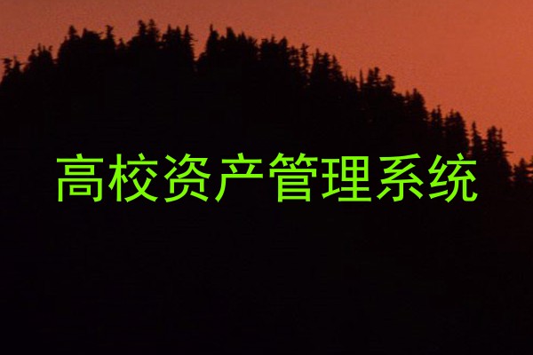 高校资产管理系统
