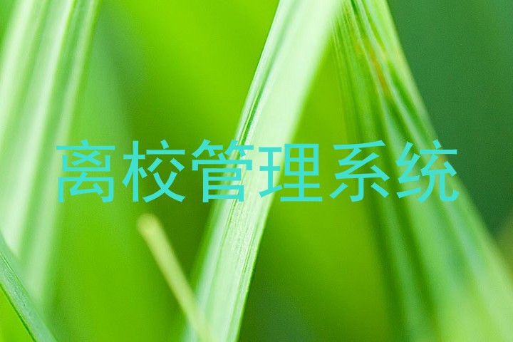 离校管理系统