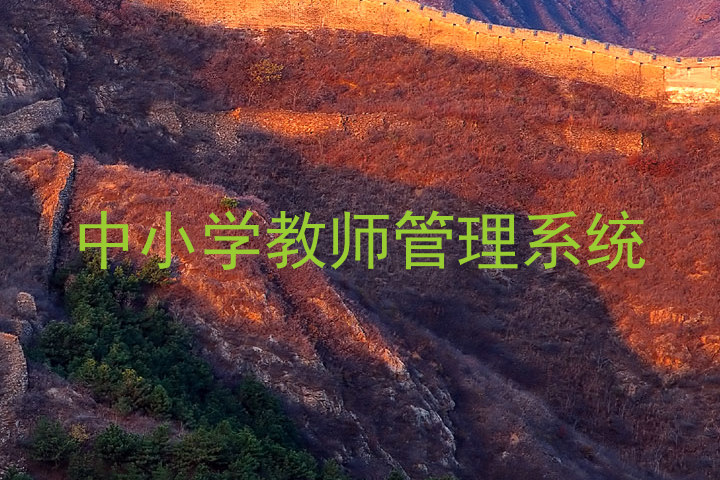 中小学教师管理系统