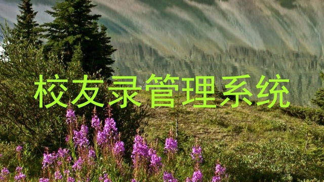 校友录管理系统
