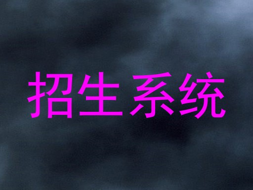 招生系统