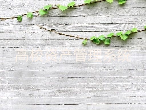 高校资产管理系统