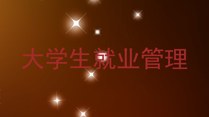 大学生就业管理