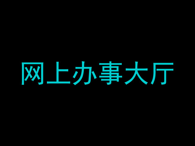 网上办事大厅