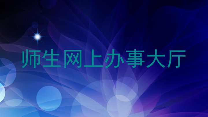 师生网上办事大厅