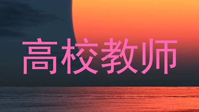 高校教师