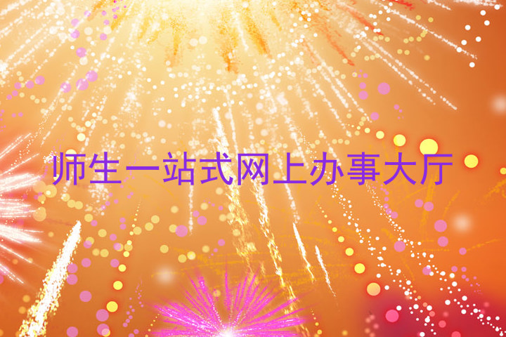 师生一站式网上办事大厅