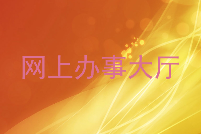网上办事大厅
