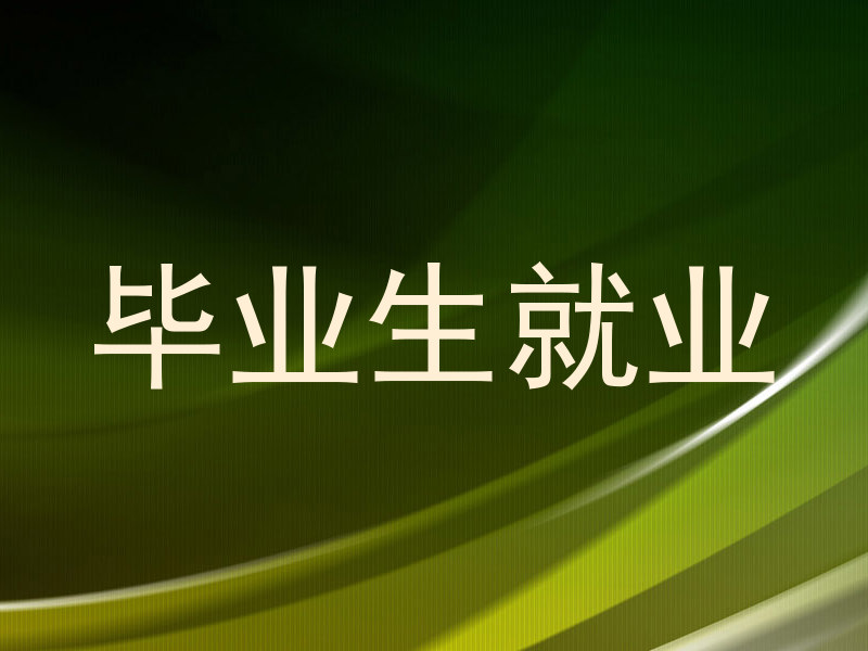 毕业生就业