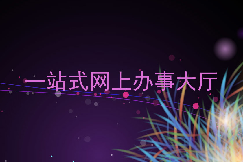 一站式网上办事大厅