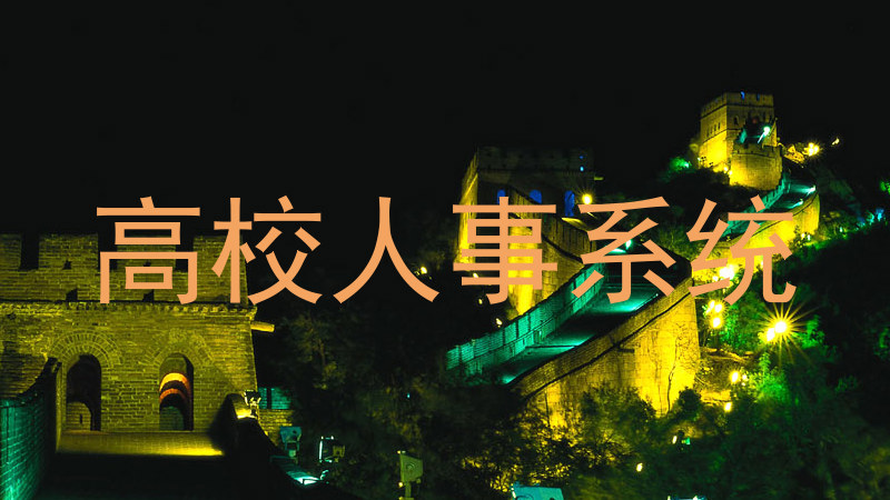 高校人事系统
