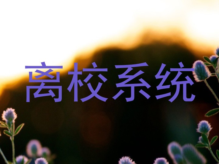 离校系统