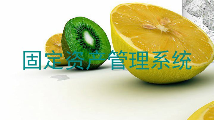 固定资产管理系统