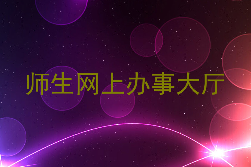 师生网上办事大厅