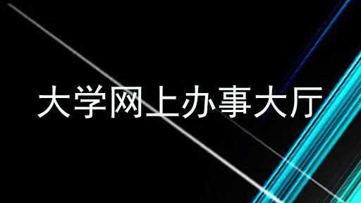 大学网上办事大厅