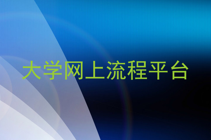 大学网上流程平台