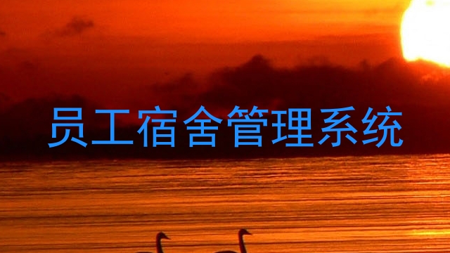 员工宿舍管理系统