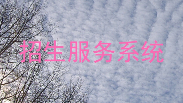 招生服务系统