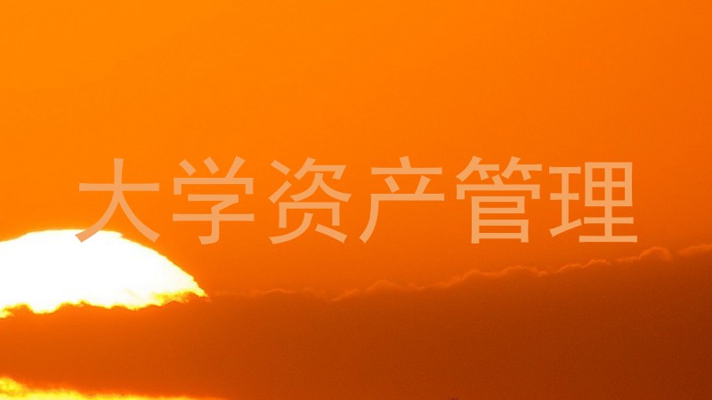 大学资产管理