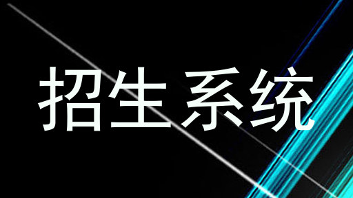 招生系统