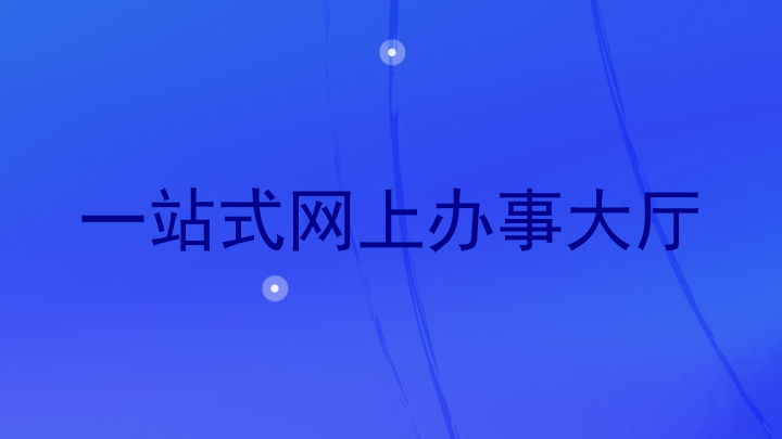 一站式网上办事大厅