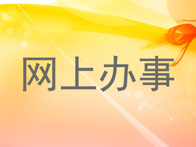 网上办事