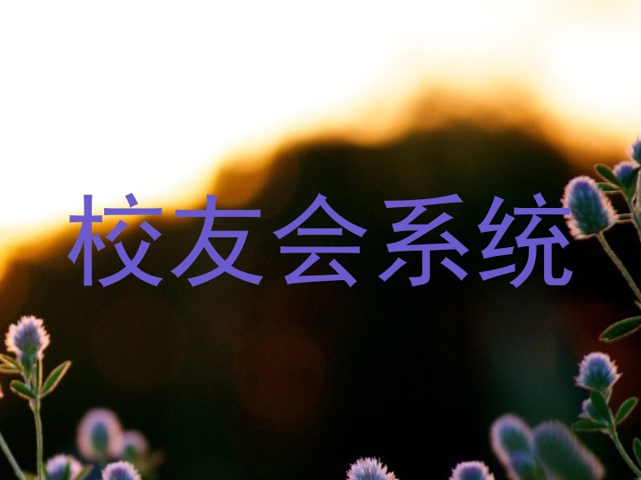 校友会系统