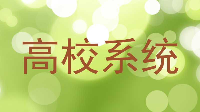 高校系统