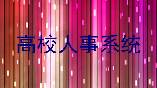 高校人事系统
