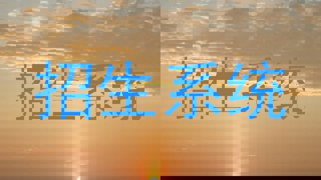 招生系统