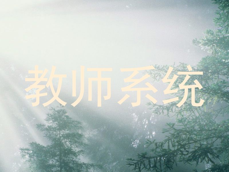 教师系统
