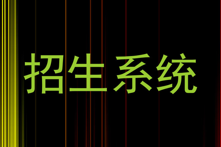 招生系统