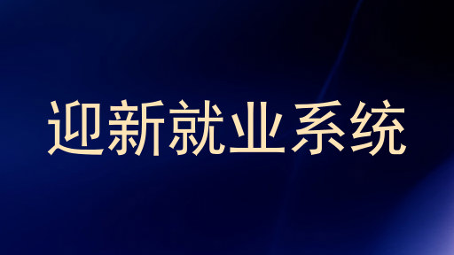迎新就业系统