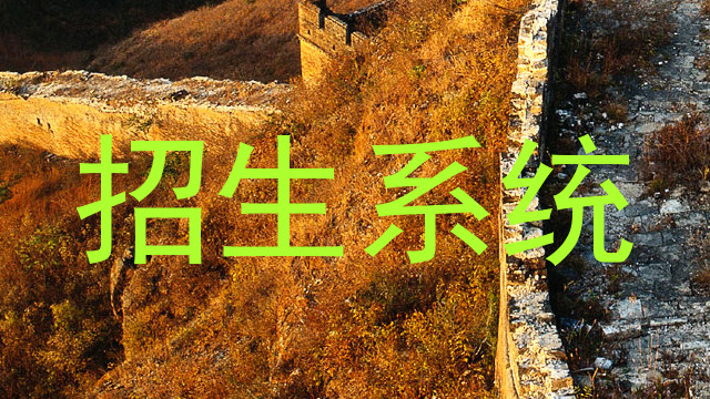 招生系统