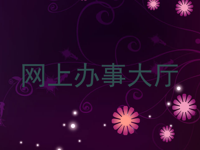 网上办事大厅