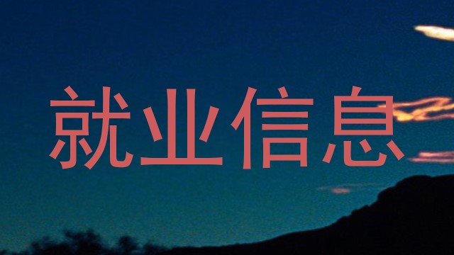 就业信息