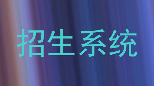 招生系统