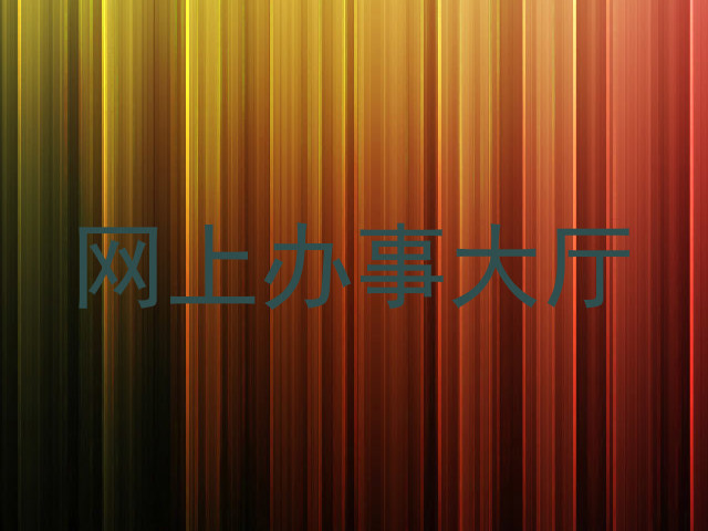 网上办事大厅
