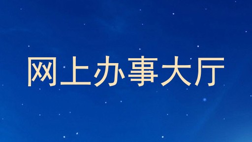 网上办事大厅