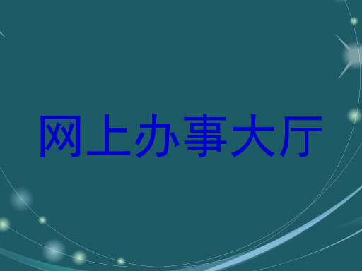网上办事大厅