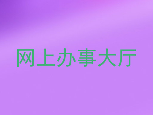 网上办事大厅